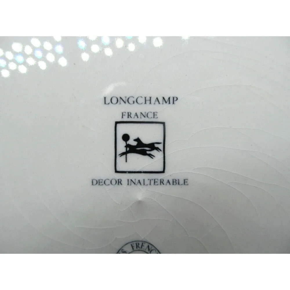 Longchamp Cheveuse Discontinued 10' Floral Birdcage Dinner Plate